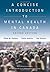 A Concise Introduction to Mental Health in Canada