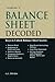 BALANCE SHEET DECODED by G.C. Pipara