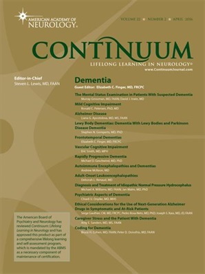 Continuum - Lifelong Learning in Neurology - DEMENTIA