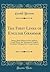 The First Lines of English Grammar: Being a Brief Abstract of the Author's Larger Work, the Institutes of English Grammar; Designed for Young Learners (Classic Reprint)