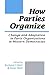 How Parties Organize: Change and Adaptation in Party Organizations in Western Democracies