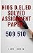 NIOS D EL ED SOLVED ASSIGNM...