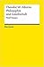 Philosophie und Gesellschaft. Fünf Essays.