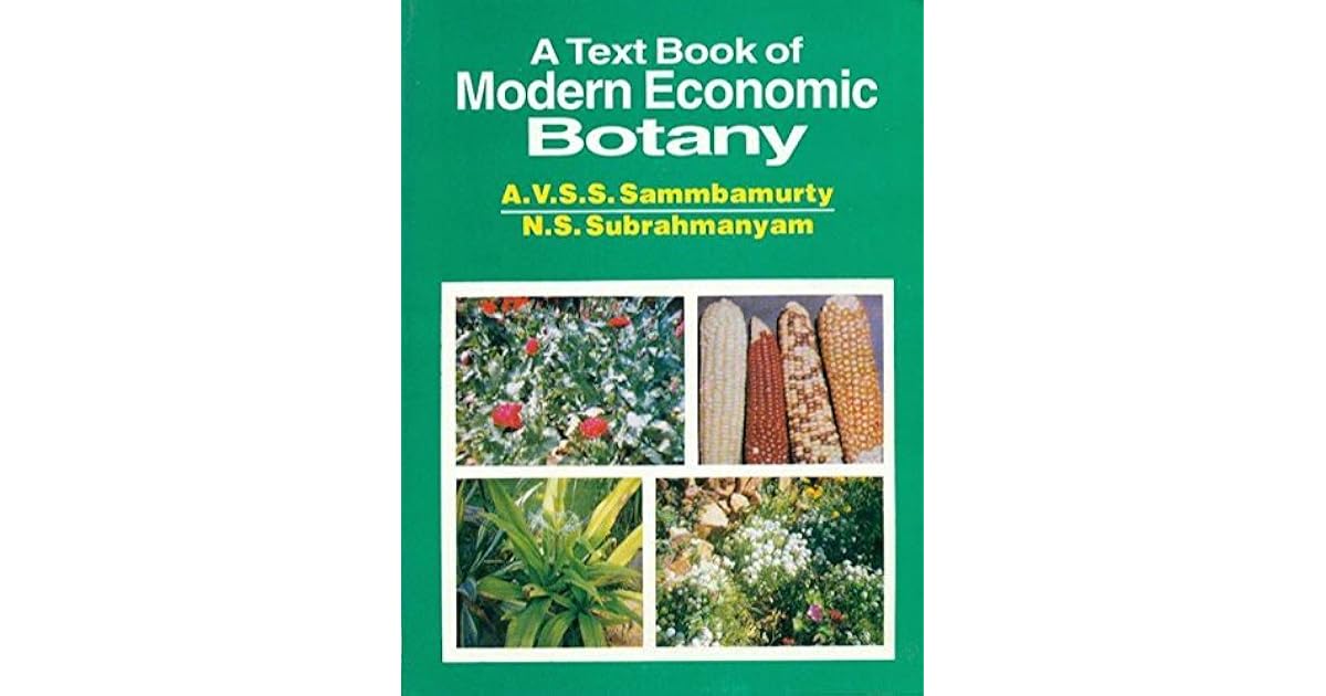 A Textbook of Modern Economic Botany by Sammbamurty