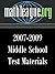 Middle School Test Material...