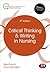 Critical Thinking and Writing in Nursing (Transforming Nursing Practice Series)