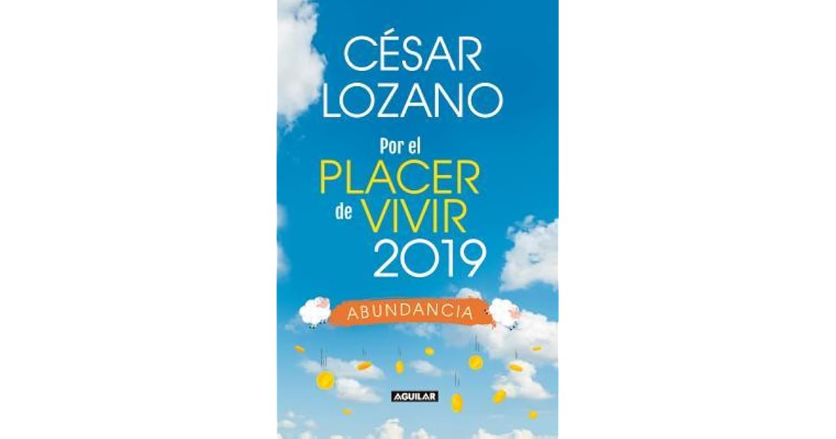 Libro Agenda. Por El Placer de Vivir 2019 / For the Pleasure of Living