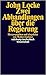 Zwei Abhandlungen über die Regierung.