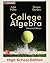 Miller, College Algebra, 2017, 2e, Student Edition, Reinforced Binding (ELECTIVE ALGEBRA)