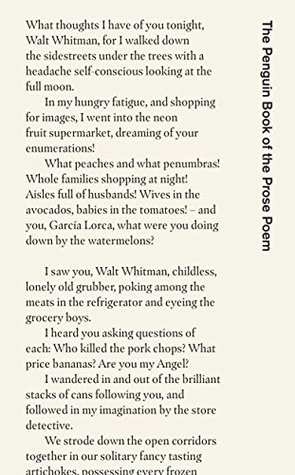 The Penguin Book of the Prose Poem: From Baudelaire to Anne Carson