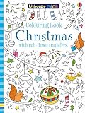 Colouring Book Christmas with rub-down transfers