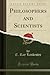 Philosophers and Scientists