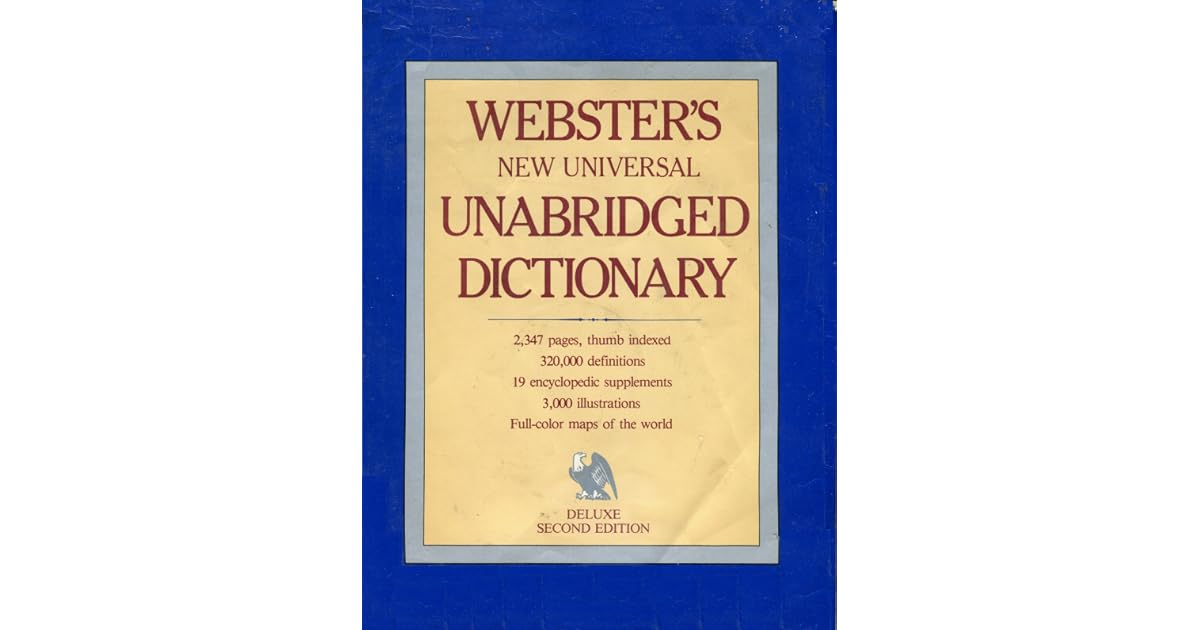 ster's New Twentieth Century Dictionary of the English Language
