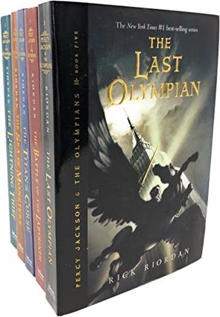 Percy Jackson and the Olympians Collection Rick Riordan 5 Books Set