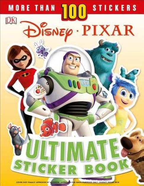 Disney Pixar Ultimate Sticker Book, New Edition