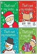 Thats Not My Christmas Collection 4 Books Set By Fiona Watt