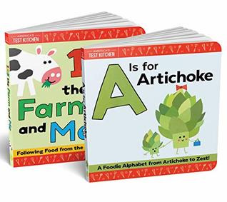 2-Book Set of A is for Artichoke and 123 the Farm and Me (Board book)
