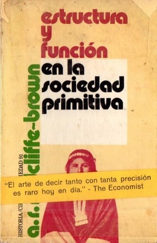 Estructura y función en la sociedad primitiva