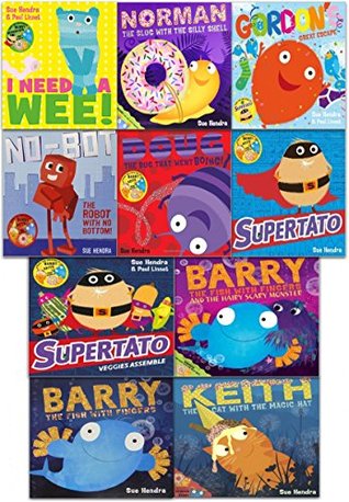 Supertato and Other Stories Collection 10 Books Set Pack by Sue Hendra (Supertato, Supertato Veggies Assemble, Keith the Cat with the Magic Hat, Barry the Fish with Fingers, Norman The Slug with the S (Paperback)