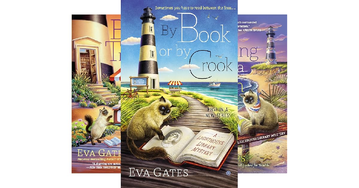 A Lighthouse Library Mystery (3 Book Series) by Eva Gates
