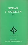 Språk i Norden. 1973 : Årsskrift for språknemndene i Norden