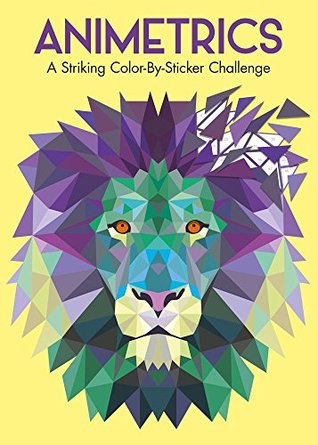 Animetrics: 12 Sticker-by-Number Designs for Relaxation and Focus (Paperback)