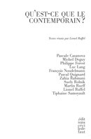 Qu'est-ce que le contemporain? (Paperback)