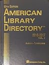 American Library Directory 2016-2017