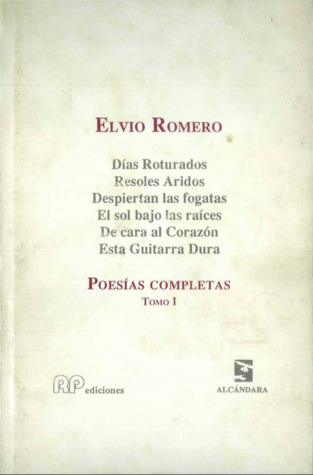 Poesías Completas. Tomo I