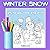 Winter Snow Coloring Book For Kids: Snowman, Snow Flakes, Ski, Ice Skating – Seasons Series Colouring Book for Boys & Girls Ages 4-7 (Coloring Books For Kids)