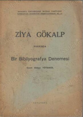 Ziya Gökalp Hakkında Bir Bibliyografya Denemesi (Paperback)