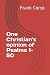 One Christian's opinion of ...