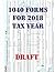 1040 Forms for 2018 Tax Yea...