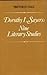 Dorothy L. Sayers: Nine Literary Studies