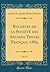 Bulletin de la Société des Anciens Textes Français, 1889, Vol. 15 (Classic Reprint) (French Edition)