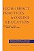 High-Impact Practices in Online Education: Research and Best Practices