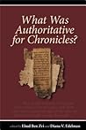 What Was Authoritative for Chronicles?