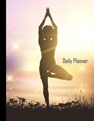 Daily Planner: 2019 - 2020 Yoga Vriksasana Tree Pose Yearly Planner I January 19 - December 19 Writing Notebook Plan Days, Set Goals & Get Stuff Done