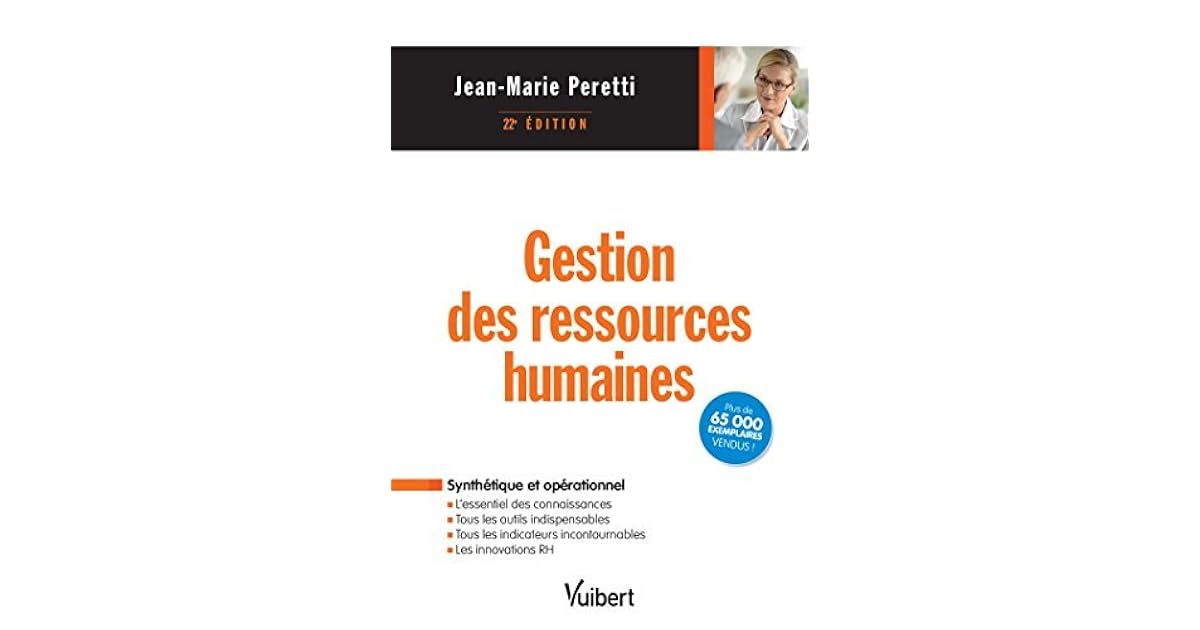 Gestion Des Ressources Humaines Jean Marie Peretti