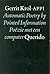 APPI: Automatic Poetry by Pointed Information - Poëzie met een computer