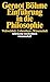 Einführung in die Philosophie