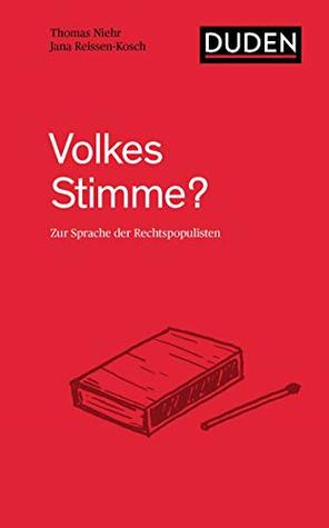 Volkes Stimme?: Zur Sprache des Rechtspopulismus (German Edition)