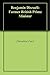 Benjamin Disraeli: Former B...