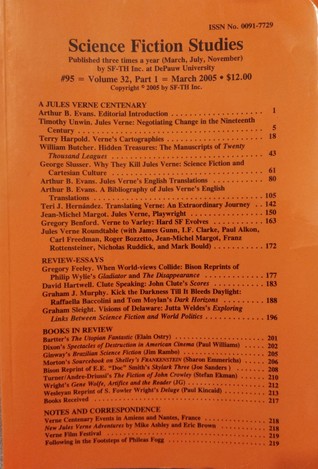 Science Fiction Studies #95 Volume 32 Part 1