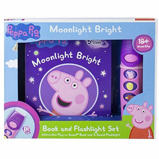 Peppa Pig - Moonlight Bright Sound Book and Sound Flashlight Toy Set - PI Kids (Board Book)