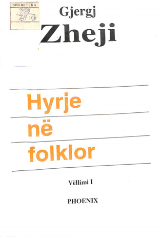 Hyrje në Folklor - 1