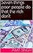 Seven things poor people do...