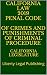 CALIFORNIA LAW 2019 PENAL C...