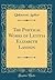 The Poetical Works of Letitia Elizabeth Landon (Classic Reprint)