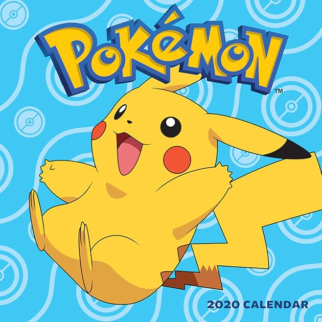 Pokémon 2020 Wall Calendar